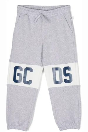 GCDS Logo-print cotton track pants