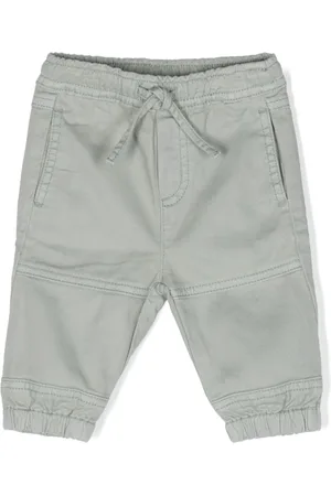 Stella McCartney Logo-patch tapered trousers