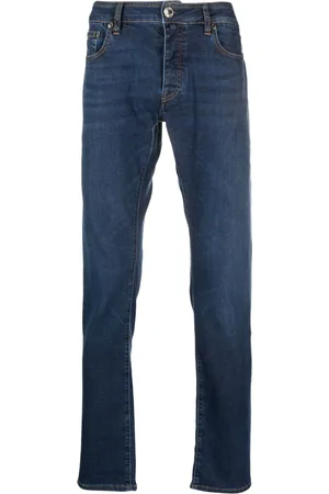 MOORER Mid-rise straight-leg jeans