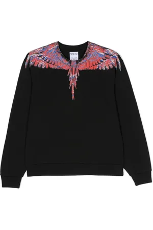 MARCELO BURLON Lunar Wings cotton sweatshirt