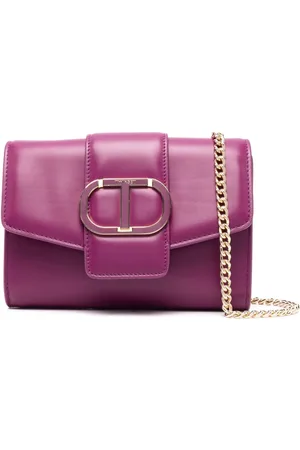 Twin-Set Amie logo-plaque crossbody bag