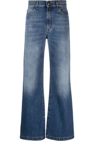 La DoubleJ High-waisted flared jeans