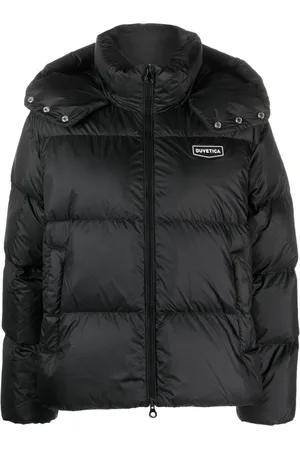 Duvetica Bellatrix logo-patch padded jacket