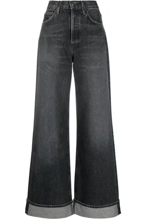 AGOLDE Dame wide-leg organic-cotton jeans