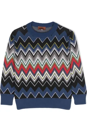Missoni Zigzag-woven crew-neck jumper