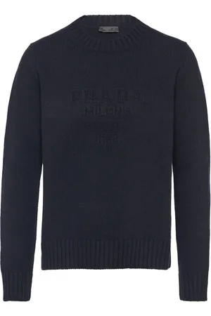 Prada Logo-embroidered jumper