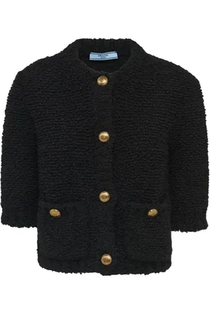 Prada Cropped bouclé cardigan
