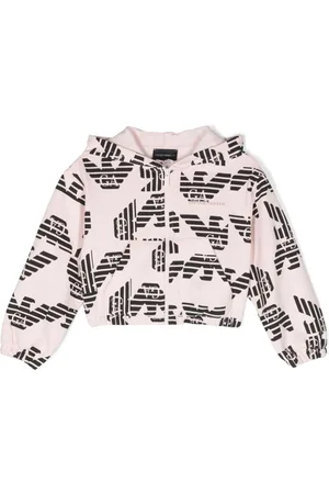 Emporio Armani Logo-print cotton hoodie