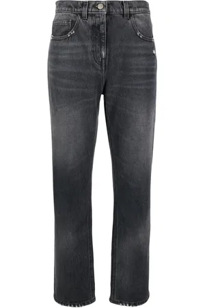 Palm Angels Distressed straight-leg jeans