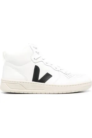 Veja V-10 high-top leather sneakers