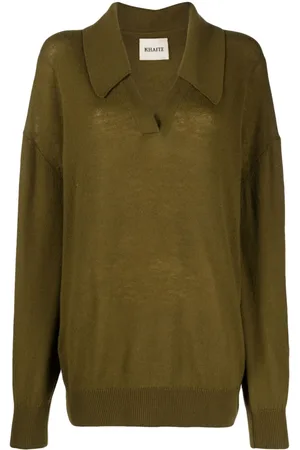 Khaite Elsia collared cashmere jumper