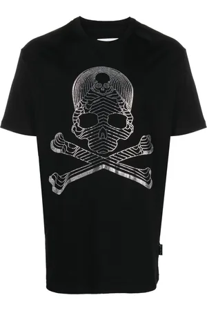 Philipp Plein SS Skull & Bones round-neck T-shirt
