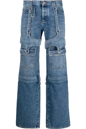 OFF-WHITE Cargo Zip straight-leg jeans