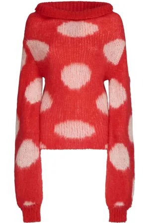 Marni Polka dot-intarsia jumper