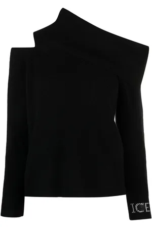 Iceberg Logo-print cut-out detailing jumper