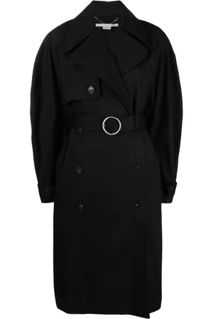 Stella McCartney Double-breasted belted trench coat