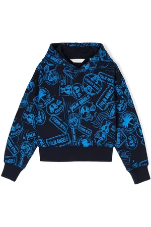 Palm Angels Graphic-print cotton hoodie