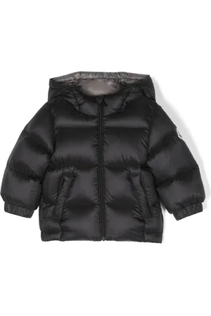 Moncler Logo-appliqué hooded padded jacket