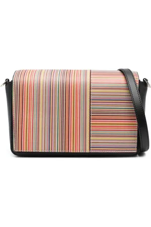 Paul Smith Striped leather crossbody bag