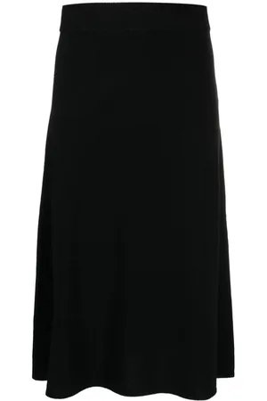 YVES SALOMON Flared knitted skirt