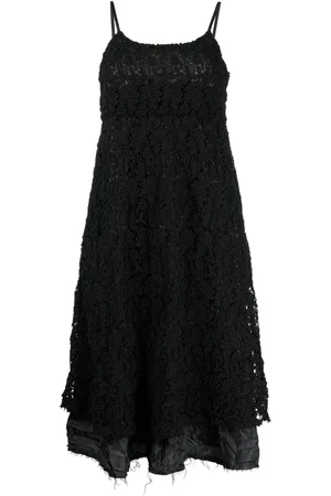 Comme des Garçons Lace layered sleeveless midi dress