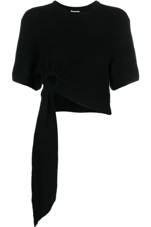 Nanushka Davita asymmetric terrycloth top