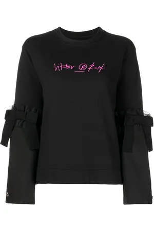 Viktor & Rolf Embroidered-logo detail sweatshirt