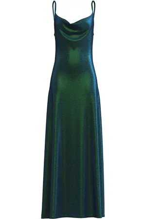 MACCAPANI Lurex-detail maxi dress