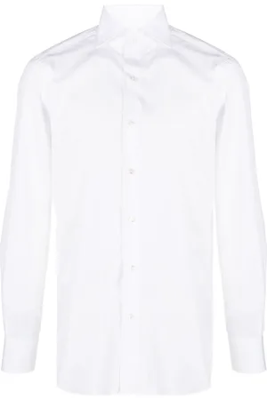 Finamore Long-sleeve cotton shirt