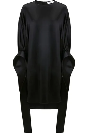 J.W.Anderson Tab Sleeve satin-finish minidress