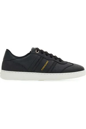 Salvatore Ferragamo Logo-print leather sneakers