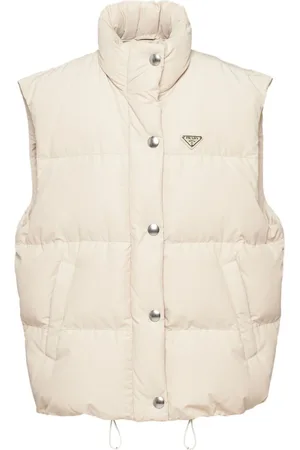 Prada Logo-plaque padded vest