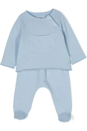 TEDDY & MINOU Long-sleeved cotton trousers set