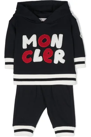Moncler Logo-appliqué chenille tracksuit set