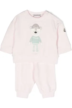 Moncler Logo-print cotton tracksuit set