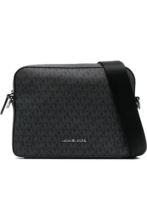 Michael Kors Dual monogram leather crossbody