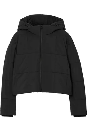 Burberry Hooded cropped quilted jacket