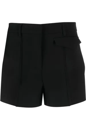 BLANCA Pressed-crease short shorts