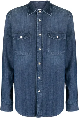 Boglioli Denim button-down shirt