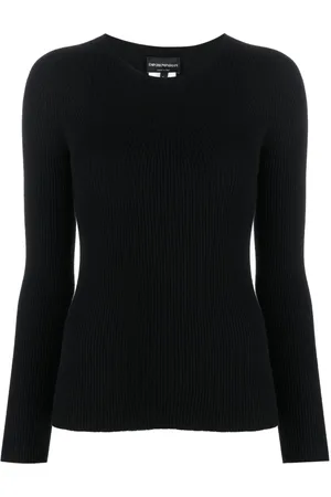Emporio Armani Seamless ribbed-knit jumper