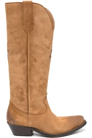 Golden Goose Suede Western boots