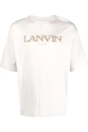 Lanvin Logo-embroidered cotton T-shirt