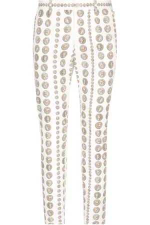 Dolce & Gabbana Motif-print tailored trousers
