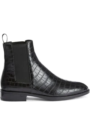Giuseppe Zanotti Ryim crocodile-effect boots