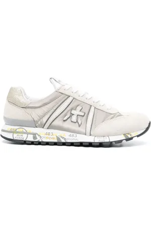 Premiata Lucy logo-patch sneakers