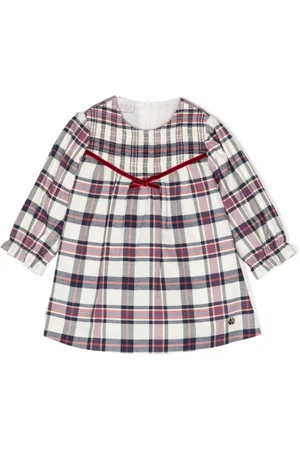 PAZ RODRIGUEZ Check-pattern cotton dress