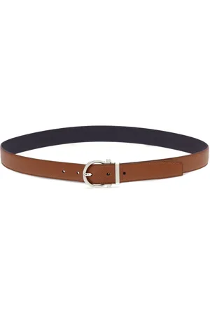Salvatore Ferragamo Gancini reversible leather belt