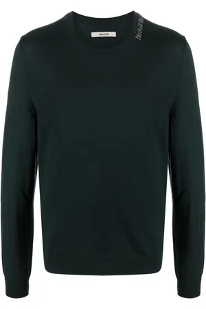 Zadig & Voltaire Slongan print knitted jumper