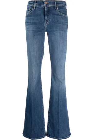 Mother The Down Low Weekender Heel bootcut jeans