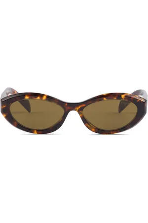 Prada Symbole oval-frame sunglasses